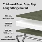 Naturehike Klapphocker Tragbarer Outdoor-Camping-Aluminiumstuhl – Bild 6
