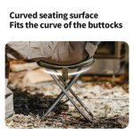 Naturehike Klapphocker Tragbarer Outdoor-Camping-Aluminiumstuhl – Bild 7