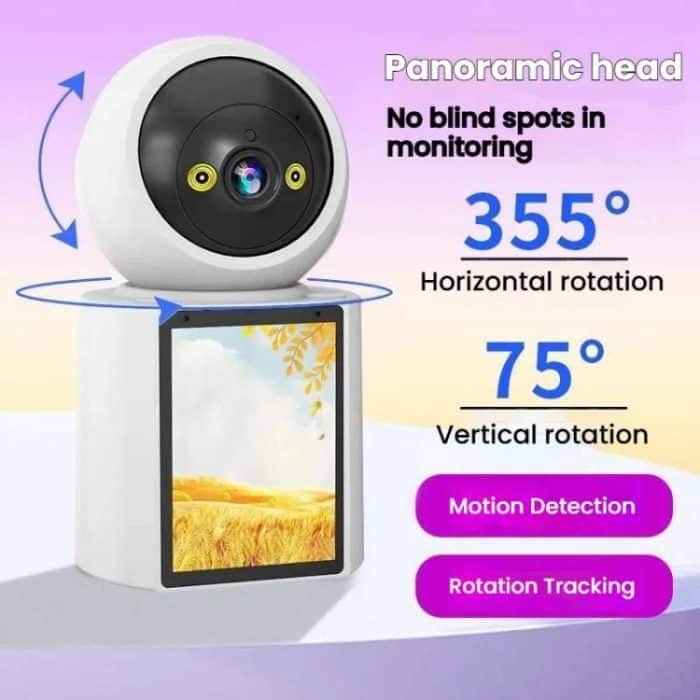 WiFi Two-Way Video Call Smart Panoramic Camera With 2.8-Inch Screen Supports Voice Wake-Up And One-Button Calling – Bild 3
