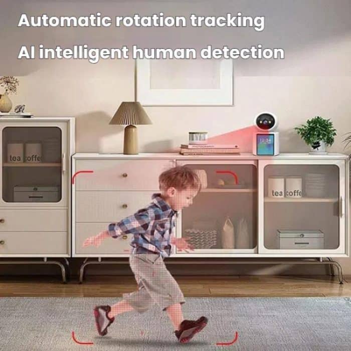 WiFi Two-Way Video Call Smart Panoramic Camera With 2.8-Inch Screen Supports Voice Wake-Up And One-Button Calling – Bild 9