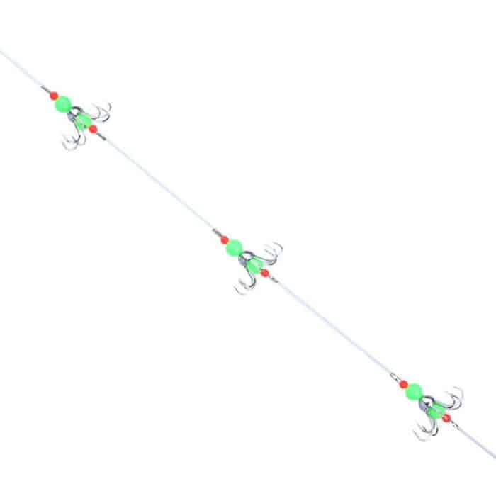56cm Gesamtlänge Nacht Angeln Fluoreszierende 8-Klaue Angelhaken Tintenfisch String Haken Set, Bagged, Boxed – Bild 1
