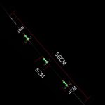 56cm Gesamtlänge Nacht Angeln Fluoreszierende 8-Klaue Angelhaken Tintenfisch String Haken Set, Bagged, Boxed – Bild 3