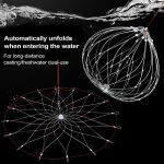 Automatisch einziehbarer Krabbenkäfig, Drahtkrabbenkäfig zum Öffnen und Schließen, Diameter 52cm/16 Strands, Diameter 52cm/20 Strands, Diameter 62cm/20 Strands, Diameter 72cm/20 Strands – Bild 3