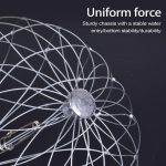 Automatisch einziehbarer Krabbenkäfig, Drahtkrabbenkäfig zum Öffnen und Schließen, Diameter 52cm/16 Strands, Diameter 52cm/20 Strands, Diameter 62cm/20 Strands, Diameter 72cm/20 Strands – Bild 5