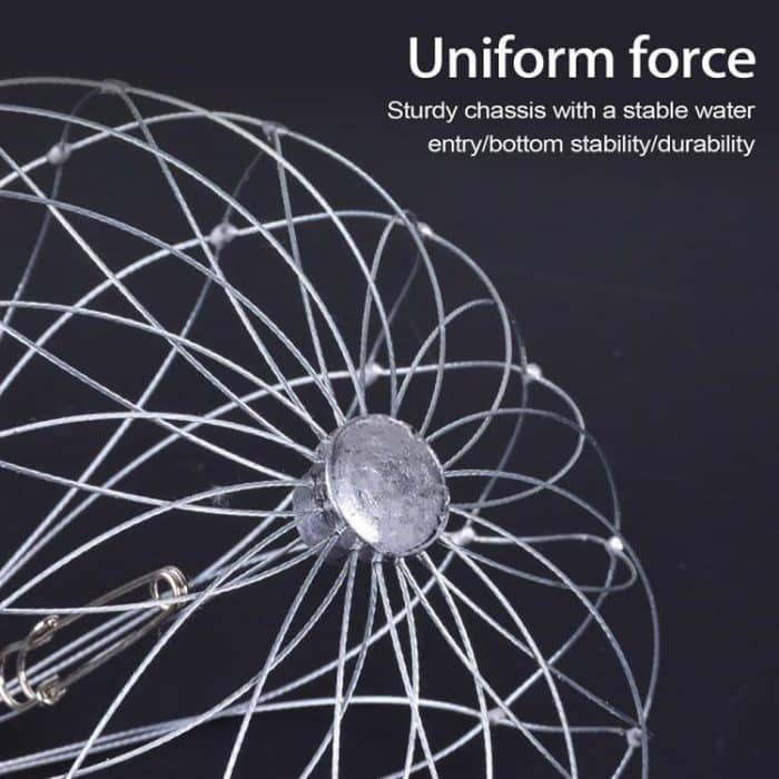 Automatisch einziehbarer Krabbenkäfig, Drahtkrabbenkäfig zum Öffnen und Schließen, Diameter 52cm/16 Strands, Diameter 52cm/20 Strands, Diameter 62cm/20 Strands, Diameter 72cm/20 Strands – Bild 5