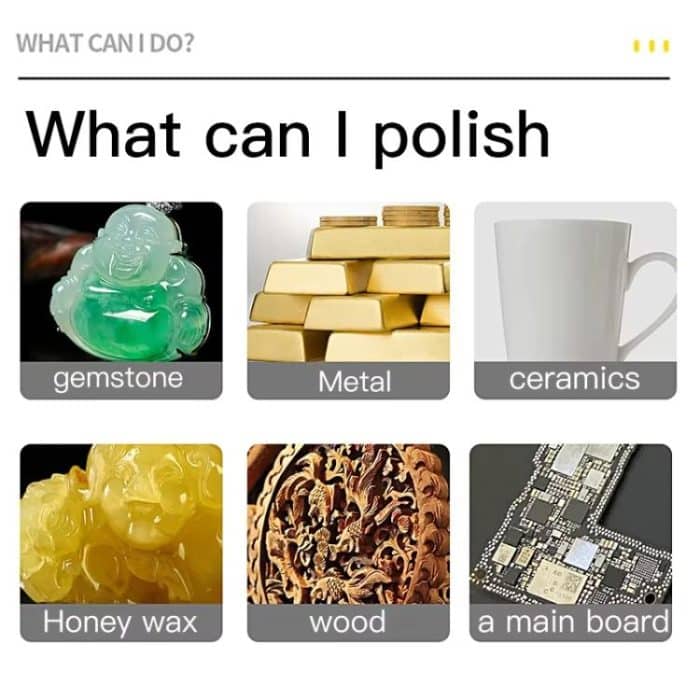 MaAnt D2 Wiederaufladbarer, geschwindigkeitsregulierender elektrischer Schleifstift, kleine Schleifmaschine mit 7 Schleifköpfen – Bild 12