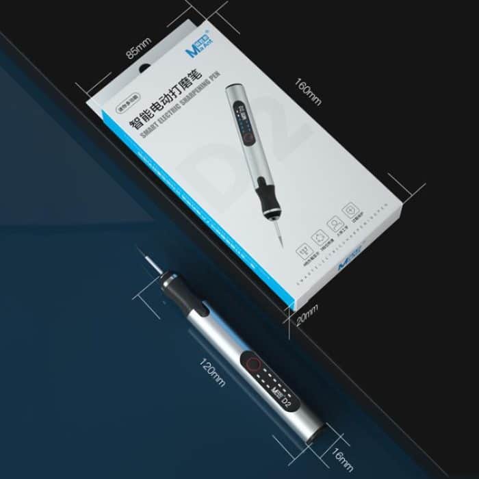 MaAnt D2 Wiederaufladbarer, geschwindigkeitsregulierender elektrischer Schleifstift, kleine Schleifmaschine mit 7 Schleifköpfen – Bild 14