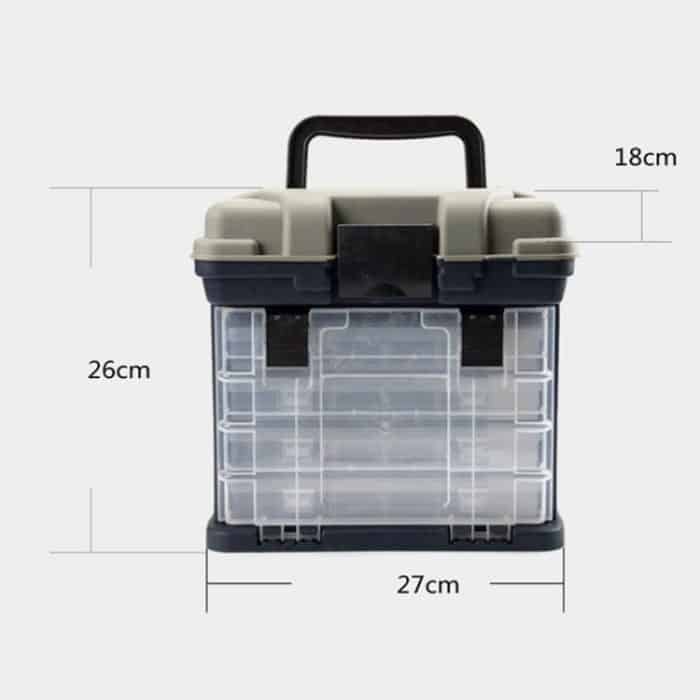 Multifunktionale Meeresangelzubehör-Aufbewahrungsbox Köderbox Angelwerkzeugbox – Bild 3