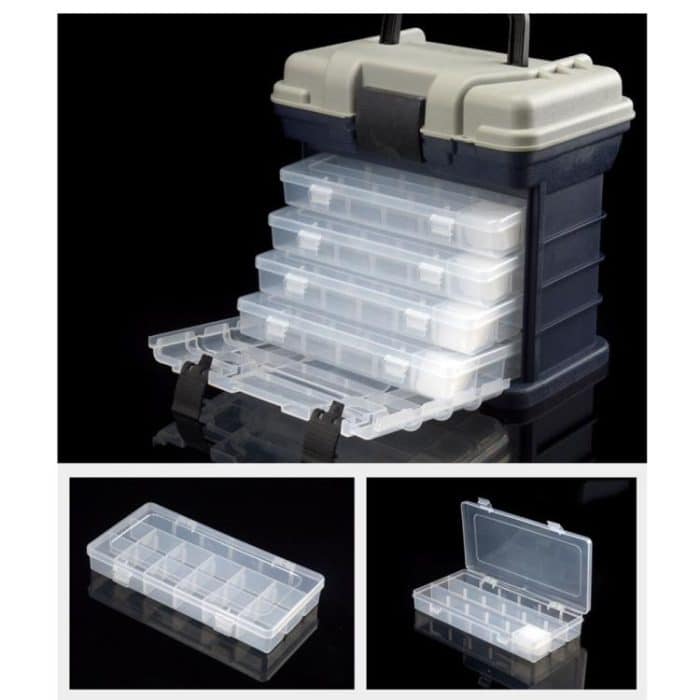 Multifunktionale Meeresangelzubehör-Aufbewahrungsbox Köderbox Angelwerkzeugbox – Bild 5