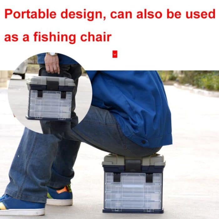 Multifunktionale Meeresangelzubehör-Aufbewahrungsbox Köderbox Angelwerkzeugbox – Bild 7