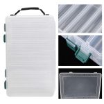 Große Kapazität Doppelschicht Köder Aufbewahrungsbox Angelhaken String Haken Werkzeugkasten, 10-grids, 14-grids – Bild 2