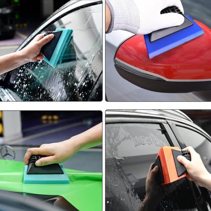 Auto Film Schaber Auto Fenster Tönung Werkzeug Solar Film Auto Kleidung Wischer Gummi Silikon Weichen Wischer – Bild 9