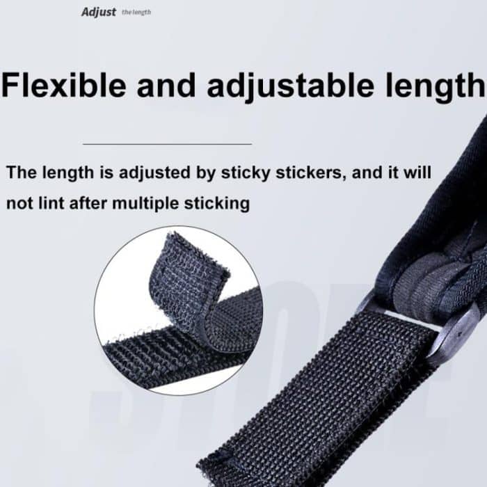 Einstellbarer hochelastischer Angelrutengurt Köderrutengurt Angelrutenschutzhülle, 59-130cm without Straps, 59-130cm with Straps, 40-75cm without Straps – Bild 6