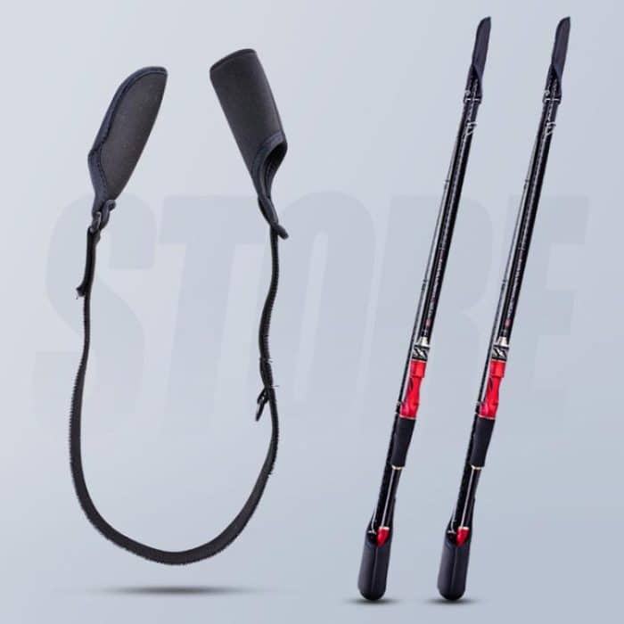 Einstellbarer hochelastischer Angelrutengurt Köderrutengurt Angelrutenschutzhülle, 59-130cm without Straps, 59-130cm with Straps, 40-75cm without Straps – Bild 8