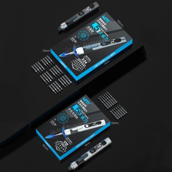 Multifunktions-Kleinschraubendreher-Set für die Reparatur von Mobiltelefonen, MaAnt L5Pro With 24 Batches, MaAnt L5 With 12 Batches – Bild 11
