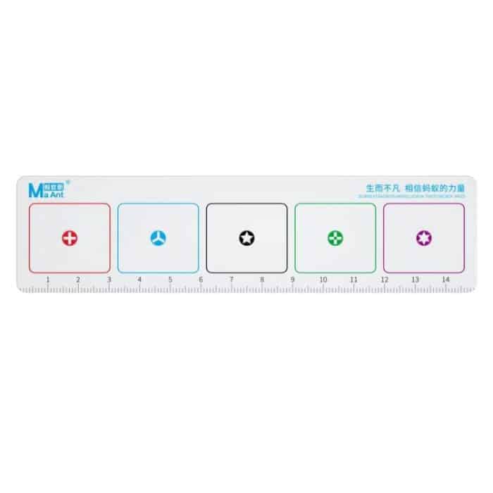 TBD06058249.jpg MaAnt CX-002 Handy-Computer-Reparatur Kleine Schrauben Nägel Magnetisches Aufbewahrungspad Super-Magnetstreifen – Bild 1