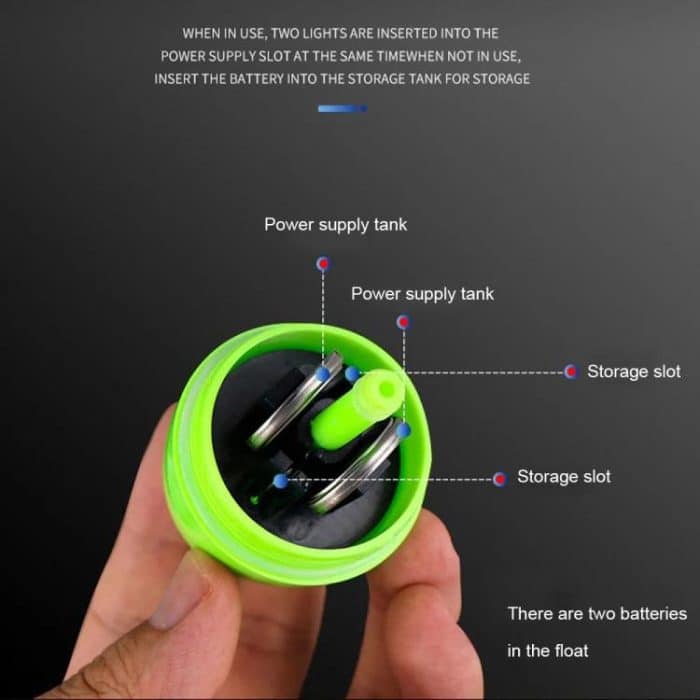 Elektronischer Leuchtschwimmer für das Nachtfischen, Meeresfischen, ABS-Anti-Fall-Schwimmer, 7, 8 – Bild 8