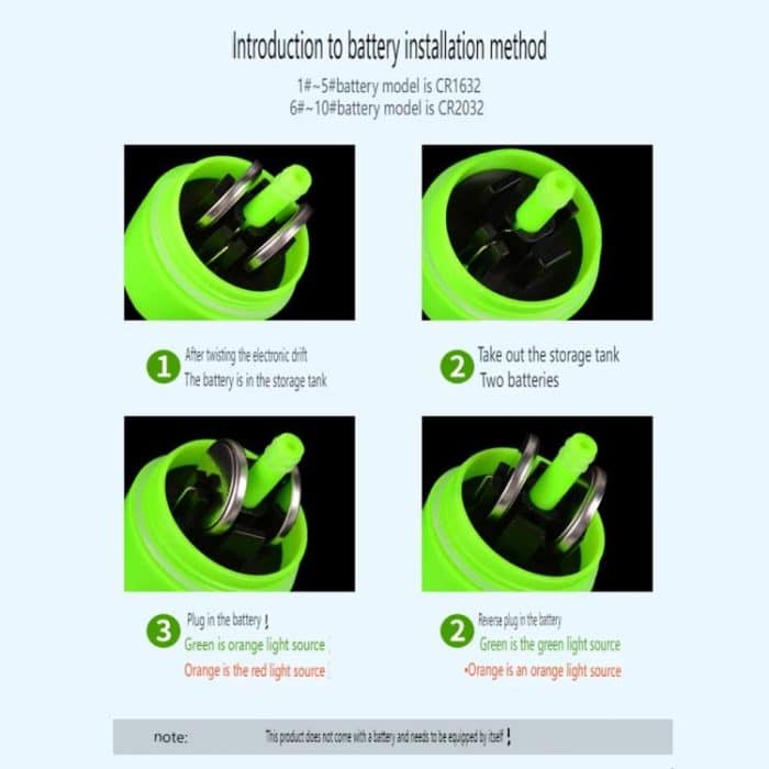 Elektronischer Leuchtschwimmer für das Nachtfischen, Meeresfischen, ABS-Anti-Fall-Schwimmer, 5, 6 – Bild 9