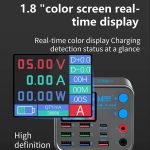 MaAnt DianBa No.1 Pro Multi-Port-Ladegerät 9-Ports mit Digitalanzeige Power Wireless Charger, DianBa No.1 Pro, EU Plug – Bild 12