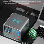 MaAnt DianBa No.1 Pro Multi-Port-Ladegerät 9-Ports mit Digitalanzeige Power Wireless Charger, DianBa No.1 Pro, EU Plug – Bild 17