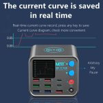 MaAnt DianBa No.1 Pro Multi-Port-Ladegerät 9-Ports mit Digitalanzeige Power Wireless Charger, DianBa No.1 Pro, EU Plug – Bild 6