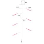 Leuchtendes bionisches Hairtail-String-Haken-Anti-Biss-Angelset für spanische Makrelen – Bild 2