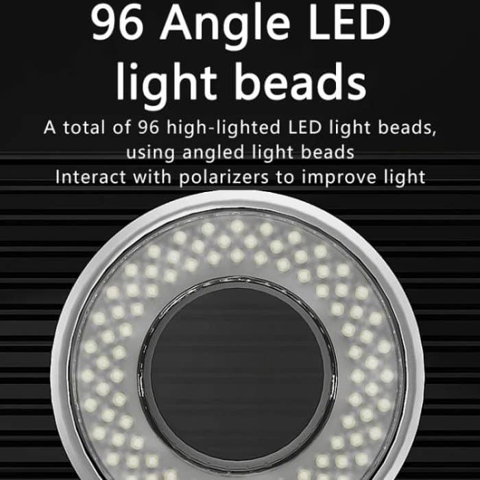 Handy-Reparatur-Mikroskop-Ring Polarisierte LED-Lichtquelle Lampen 96 Perlen Blendfreie Fülllichter, MY-038 96 Beads – Bild 6