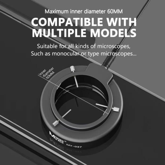 Handy-Reparatur 144 Perlen Mikroskop Ringlichtquelle, MY-037 144 Beads – Bild 8