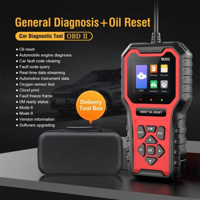 Auto Öl Reset Code Reader Automotive Wartung Licht Null Reset Fehler Diagnose Tool, M302 – Bild 3