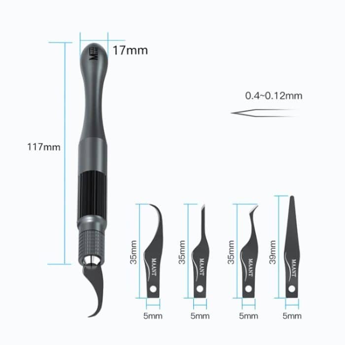 4 in 1 Klinge Hebeln IC/CPU Festplatte Klinge Handy Motherboard Reparatur Schaben Gum Entschleimung Werkzeuge, MY-102 – Bild 8