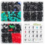 Auto-Halteklammern Befestigungselemente Remover Kit Automotive Clips Set, 680pcs /Set – Bild 7