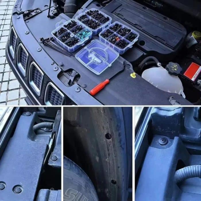Auto-Halteklammern Befestigungselemente Remover Kit Automotive Clips Set, 680pcs /Set – Bild 9