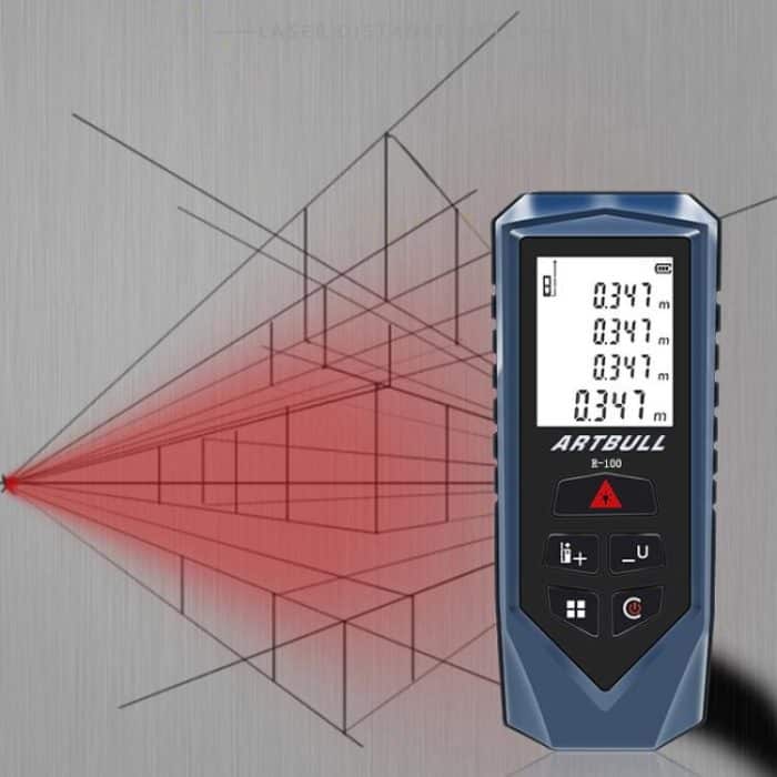 ARTBULL Handheld Infrarot Laser Entfernungsmesser Elektronisches Lineal, 100m – Bild 5
