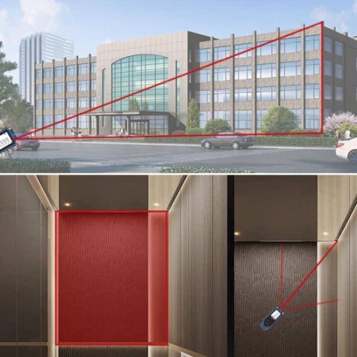 ARTBULL Handheld Infrarot Laser Entfernungsmesser Elektronisches Lineal, 100m – Bild 6