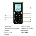 ARTBULL Laser-Entfernungsmesser Handheld-Raummessgerät Elektronisches Lineal, ARTBULL 100m – Bild 4