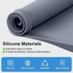 Multifunktionales Tischset für Kühlschrank, Waschmaschine, Silikon, rutschfest, wasserdicht, 50 x 60cm Black, 50 x 60cm Gray, 60 x 60cm Black, 60 x 60cm Gray, 60 x 65cm Black, 60 x 65cm Gray – Bild 2