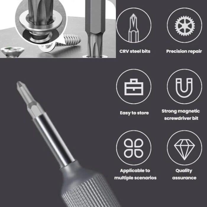 27 In 1 Dual Bits Präzision Schraubendreher Tool Kit Mini Handy Computer Brillen Reparatur Werkzeug – Bild 11