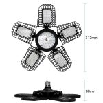 Fünfblättriges faltbares, umwandelbares LED-Pflanzenlicht, Gewächshaus, Kindergarten, rote und blaue Pflanzenfülllichter, 216 LEDs, 252 LEDs, 288 LEDs – Bild 9