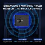 Auto Hochleistungs-Ultraschall-Mausabwehr Tragbarer Tierabwehr für den Außenbereich – Bild 4