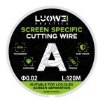 LUOWEI 120M Handy LCD Bildschirm Trennlinie Hohe Härte Schneiden Diamant Draht, A 0.02mm, B 0.028mm, C 0.03mm, D 0.035mm
