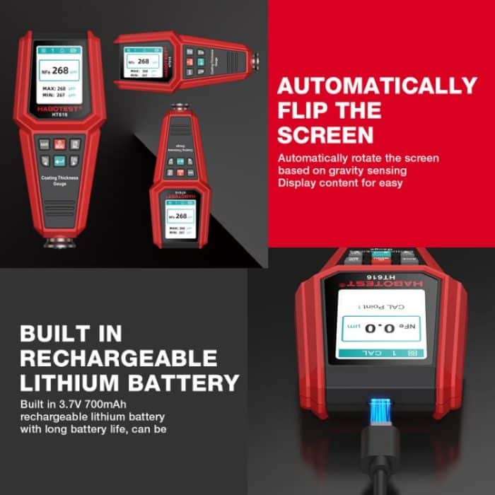 HABOTEST HT616 Autolacktester Lackschichtdickenmessgerät – Bild 11