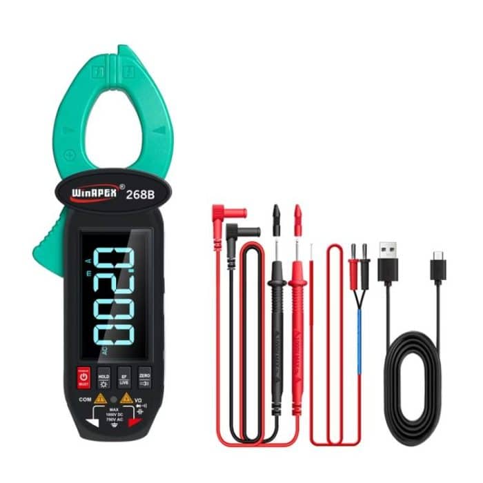 WINAPEX Zangenmessgerät Hochpräzises AC/DC-Spannungs- und Strommessgerät, 268B – Bild 2