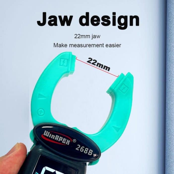 WINAPEX Zangenmessgerät Hochpräzises AC/DC-Spannungs- und Strommessgerät, 268B – Bild 12
