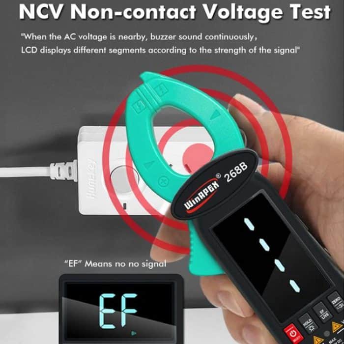 WINAPEX Zangenmessgerät Hochpräzises AC/DC-Spannungs- und Strommessgerät, 268B – Bild 7