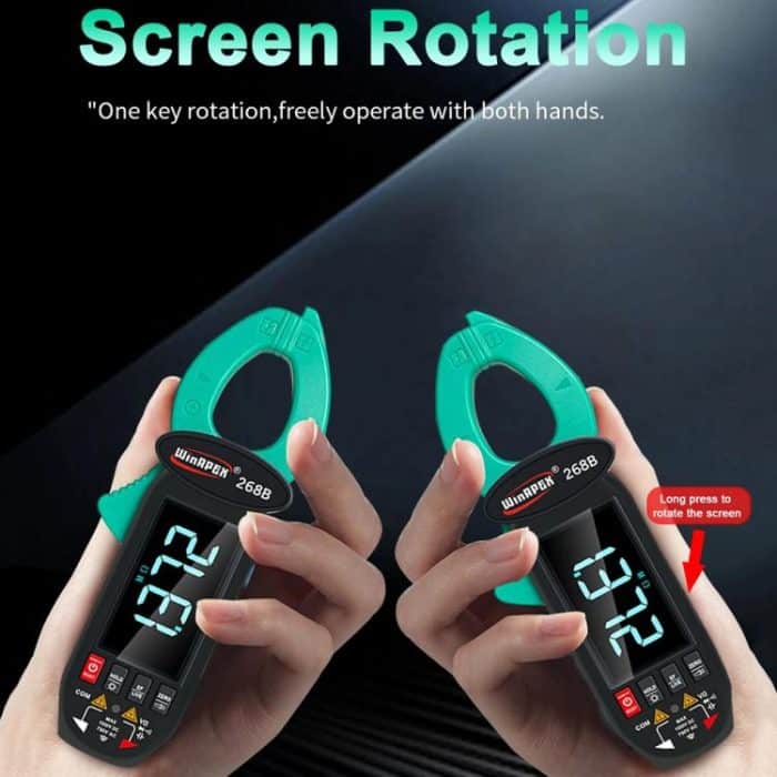 WINAPEX Zangenmessgerät Hochpräzises AC/DC-Spannungs- und Strommessgerät, 268B – Bild 8