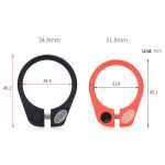 Mountain Road Fahrrad Aluminium Locking Sattelstütze Klemmen Sattelstütze Clamp Ring Armaturen – Bild 3