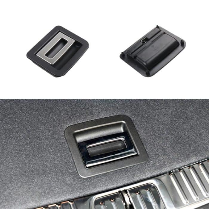 Für 2010-2016 Porsche Cayenne/Paramera Auto Boot Teppich Schnalle Stamm Puller 95855111500, Plastic Model Black, Plastic Model Beige, Metal Model Black, Metal Model Beige – Bild 2