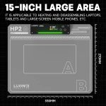 LUOWEI HP2 Bildschirm-Heiztisch, Konstanttemperatur-Bildschirmentfernung, Schatztelefon-Tablet-Bildschirmwechsel, Entfernung, Heizungstrennung, EU Plug, US Plug – Bild 3