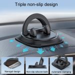 Car Center Console Fixed Navigation Phone Holder Installation-Free Snap-On Phone Support Bracket, Z12 – Bild 5