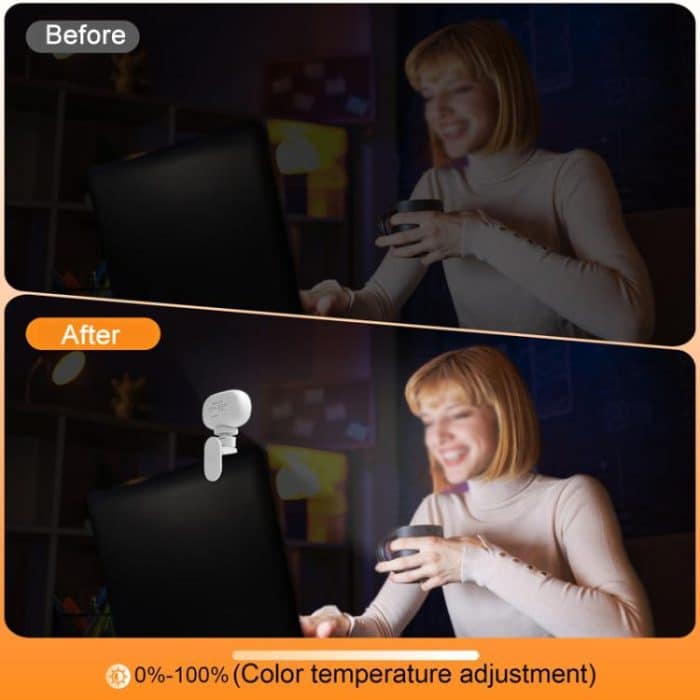 Camera Mini Fill Light LED Cell Phone Soft Light Video Conference Photography Lamp Handheld Selfie Lamp – Bild 7